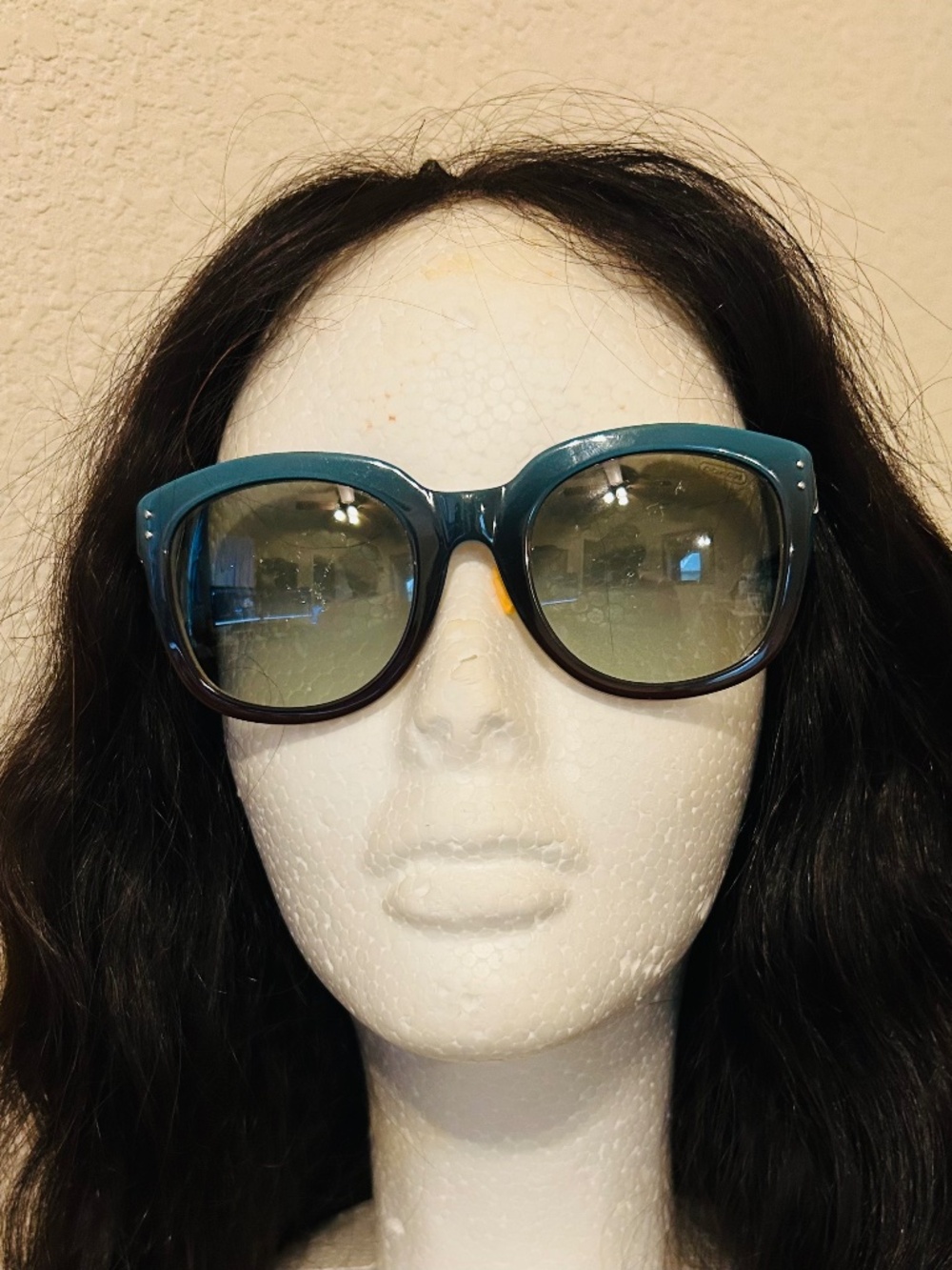 Coach Turquoise Gradient Casey Sunglasses